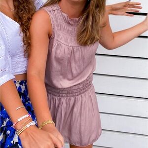 DO+BE lilac ruched dress